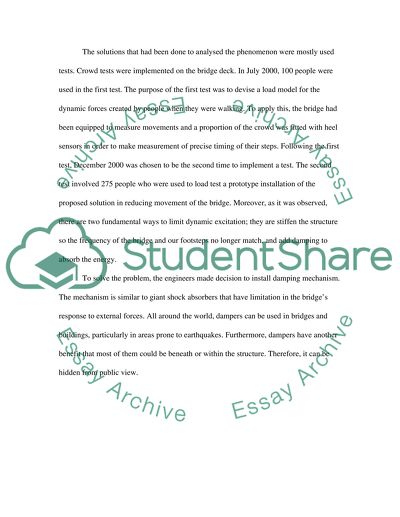The Millennium Bridge and Its Construction