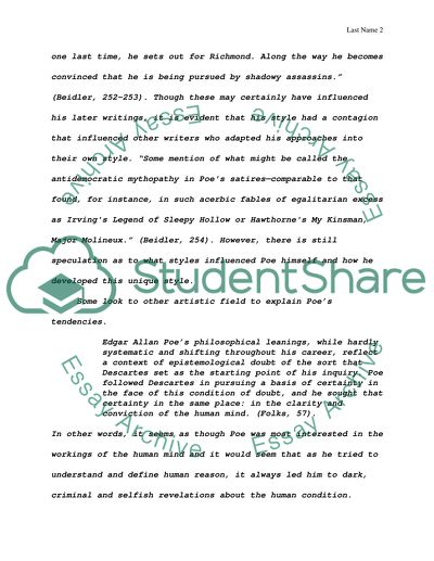 Unique Tales of Edgar Allan Poe