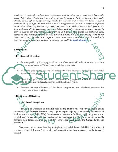 Darden Restaurants Analysis