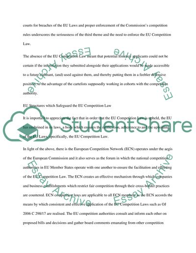 The European Union Competition Law