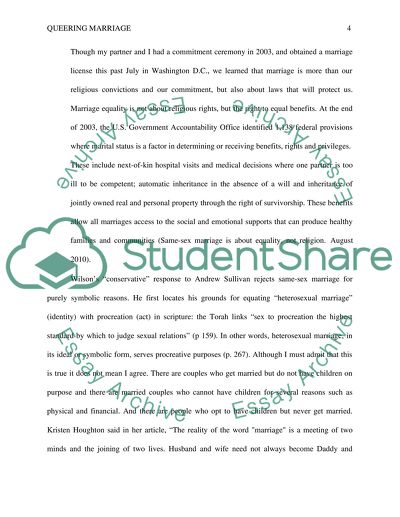 Critical Response Paper