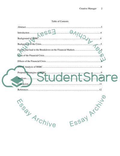 Factors That Lead to the Breakdown of the Financial Markets