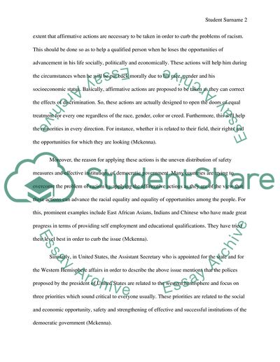 Does Affirmative Action Advance Racial Equality