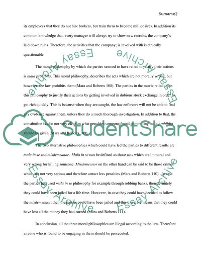 Analysis of Boiler Room Feature Film