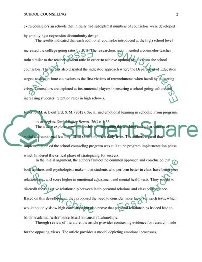 Testing and Measurement in School Counseling
