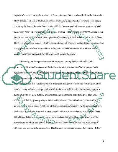 The Welsh Tourism Industry