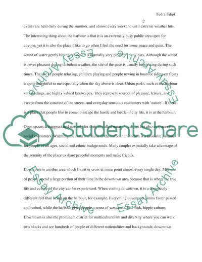 Assignment # 1 - Geography of Everyday Life