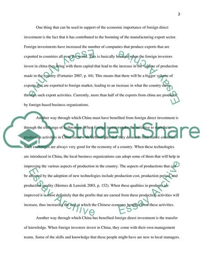 Foreign Direct Investment and Economic Growth