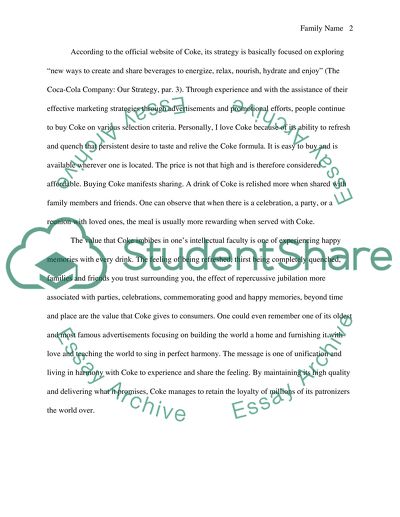 Value Proposition of Coke