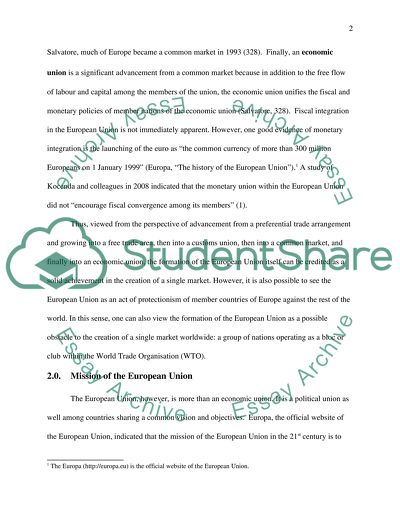 European Union, how successful was it at creating a single market