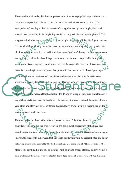 I Believe by Joe Satriani - Strange Beautiful Tour 2002