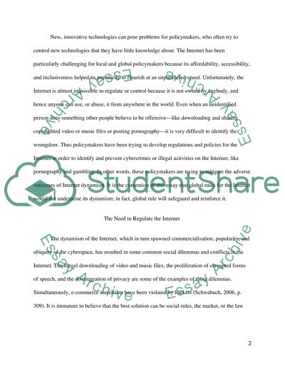 The Global Governance of the Internet