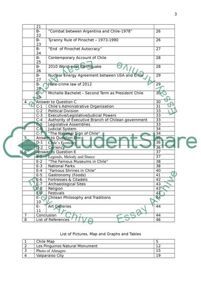 Size and Hydrological Features of Chile