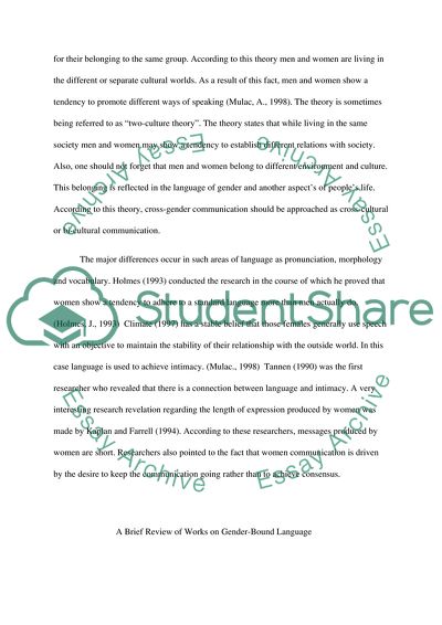 Tag Question in Womens Speech