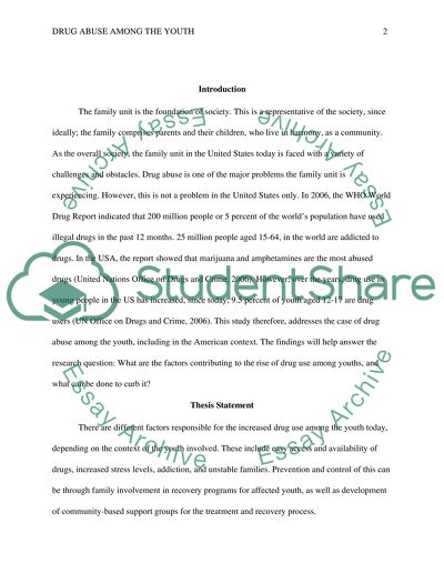 Factors contributing to the rise of drug use among youths, and what can be done to curb it