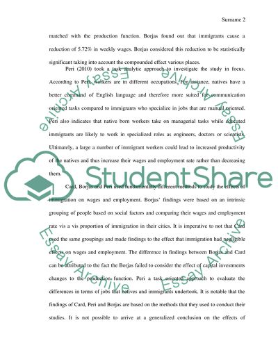 The Effects of Immigration on Wages and Employment