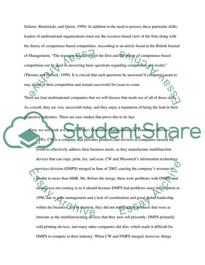 Good Global Leadership Skills