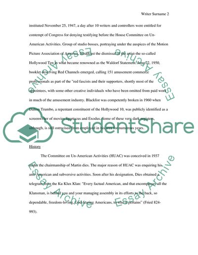 Mccarthyism research paper picture