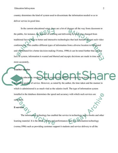 Education Infosystem