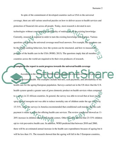 World health organization