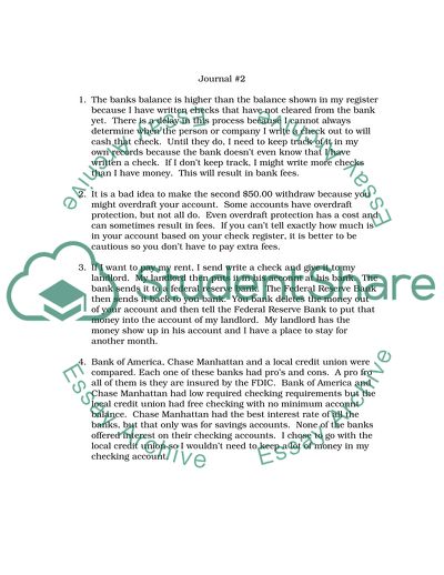 The Creating a Budget