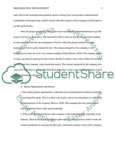 How Organizational Inefficiency Characterizes Some Firms