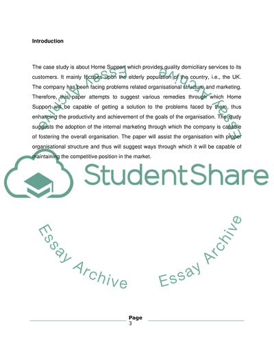 Significance of Structure and the Role of Marketing in Organisation