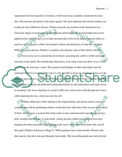 The 2005 Kenyon Commencement Address