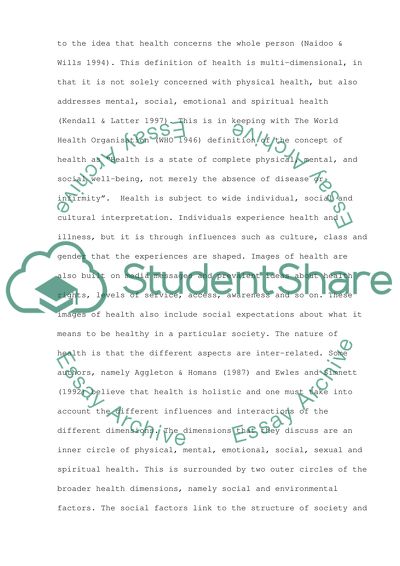 Effective health promotion or education issues