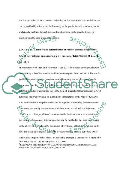 Crimes Against Humanity in International Criminal Law