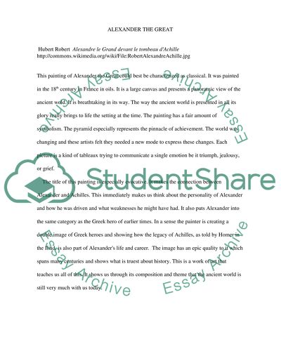 This Painting of Alexander the Great