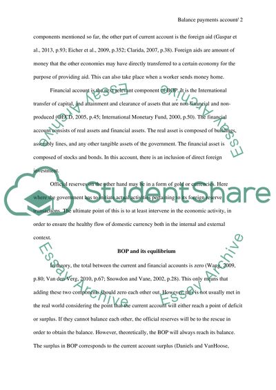 The Balance of Payments and Borrowing Constraints