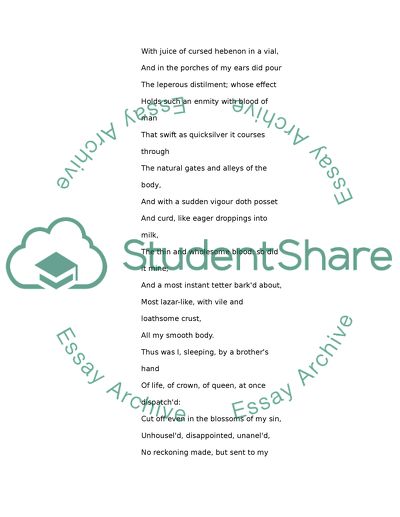 The Ghost of Hamlets Father