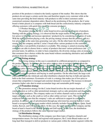 Brand and Market Analysis