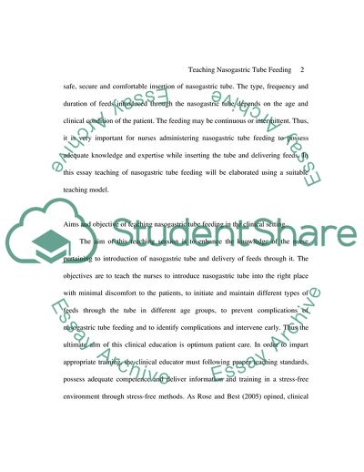 Providing Nutrition to the Patients