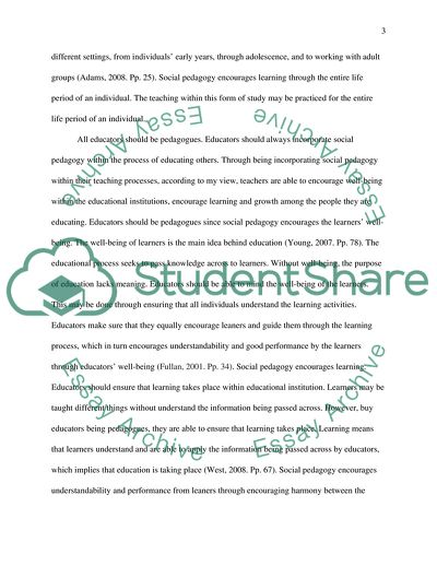 The System of Social Pedagogy