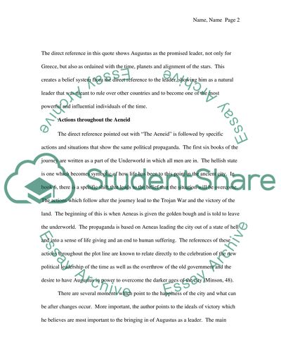 The Work of The Aeneid by Virgil