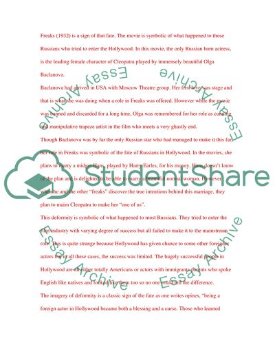 Tod Brownings Freaks