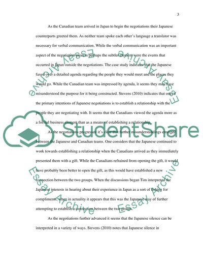 Intercultural communication: Japan