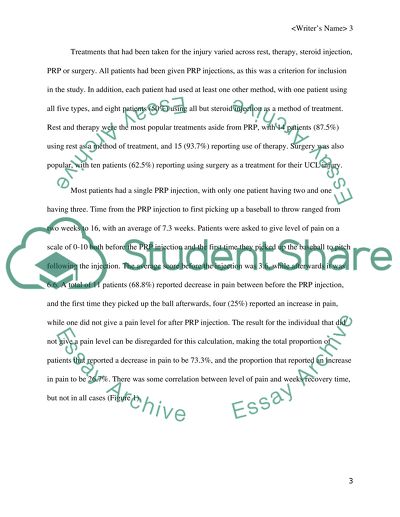 Effects of Platelet-rich Plasma Injections