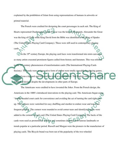 A History of Playing Cards