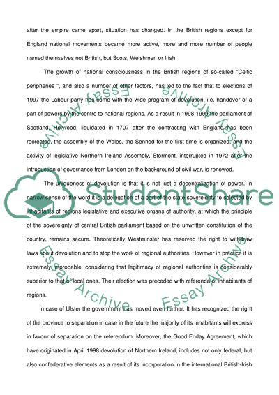 Political Tradition of Great Britain