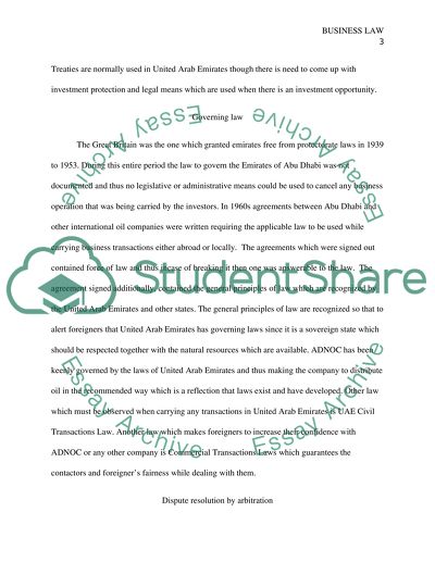 Dispute Resolution in International Business