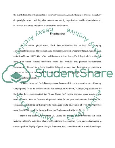 The Concept of The Earth Fair