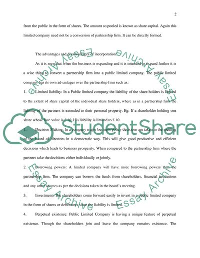 Company Law liability