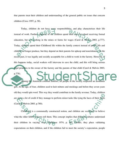 The Uniqueness of Experiences of Childhood