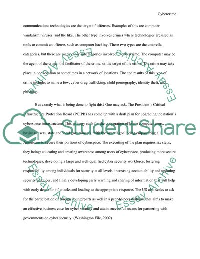 Cybercrime - an Issue of Growing Importance