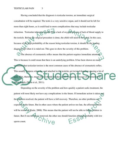 Testicular Pain: Symptoms and Treatment