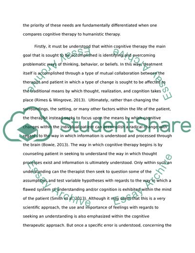 Psychological Therapy