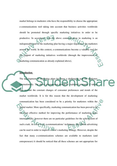 E-Communications in Integrated Marketing Communication